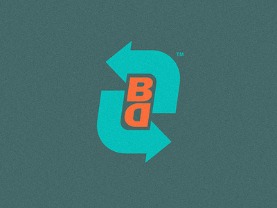 Backwords Dude arrows brand identity branding creator design logo youtube youtuber