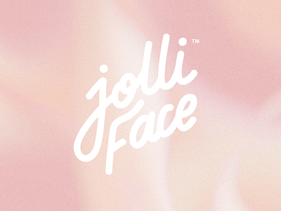 Jolli Face brand identity branding design handlettering jewelery logo monoline self care skin care skincare