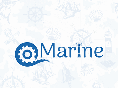 Marine Engineering Logotype logo logo design logotype minimal typography vector