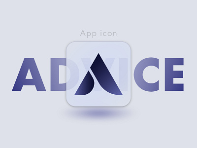 Advice Logo app branding graphic design logo mobile design product design ui ux