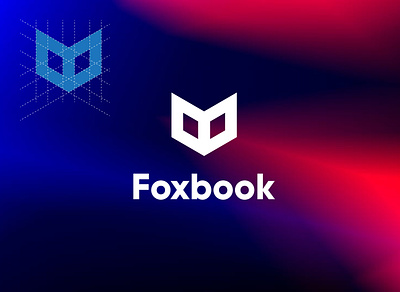 Foxbook modern logo abstract brand brand guide branding design flat icon illustration logo minimal premium unique vector