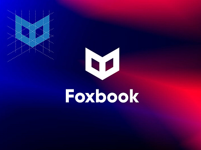 Foxbook modern logo