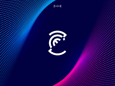 Z I E monogram logo