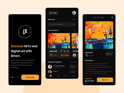 Binart: NFT Auction App
