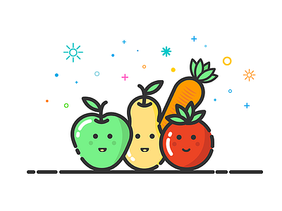Fruits & Vegetables food fruit icon mbe vegetable