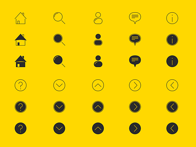 Simple Icon Pack filled icon freebie icons illustration line icon