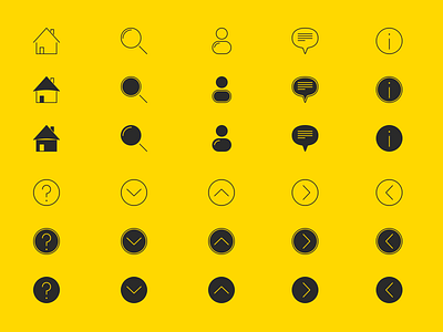 Simple Icon Pack filled icon freebie icons illustration line icon