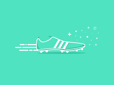 Love Football ! football icon illustration shoes soccer spike