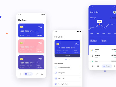 Mobile Banking App by Ankur Parmar on Dribbble