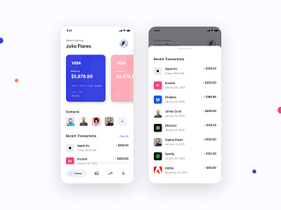 Mobile Banking App by Ankur Parmar on Dribbble