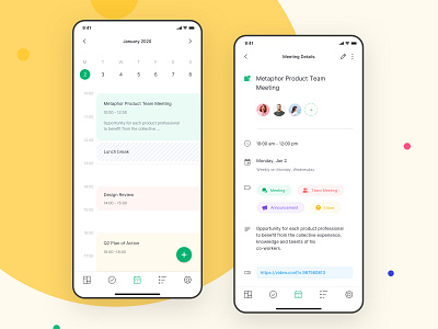 Task Manager App - Calendar UI