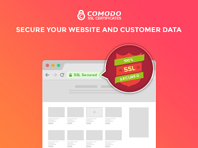 Secure Website with SSL Certificates design heroimage ui web websitesecurity