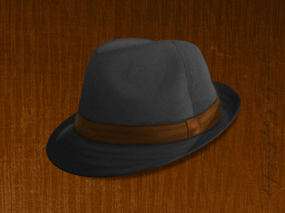 Armtrong Fedora Icon hat icon illustration photoshop sexy vector