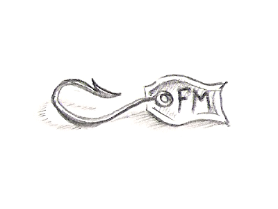 Freshmeat Logo Sketch concept hook logo logos sketch tag