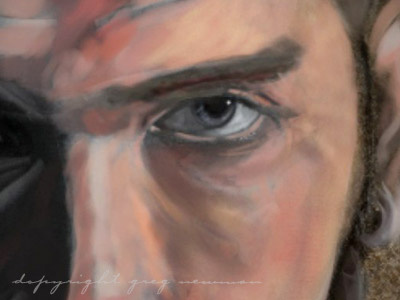Little Brother Blocking and Eye digital eye illustration painter12 painting portrait sketch skin