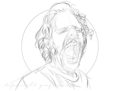 James Scream Sketch illustration people person portrait sketch