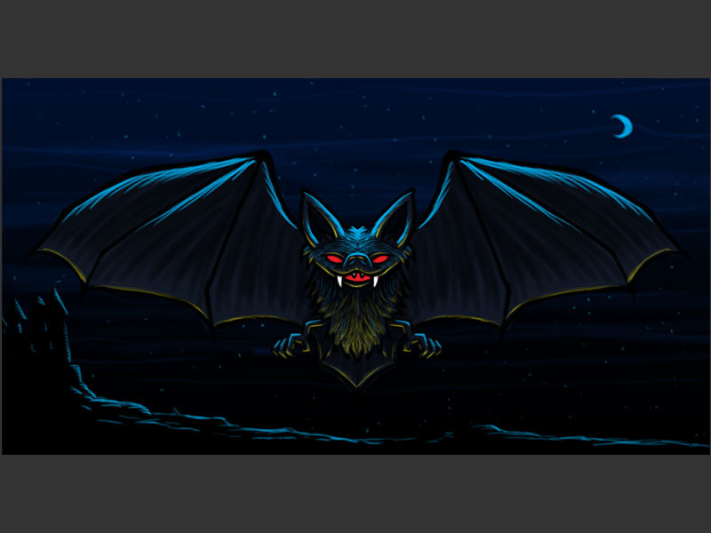 Bat Cartoon Character Sketch by Coghill on Dribbble