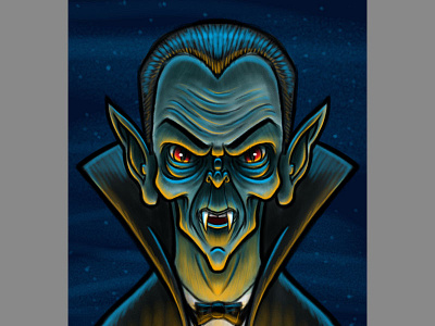 Vampire Dracula Cartoon Character Sketch art cartooning creature dracula drawing halloween illustration monster sketch vampire