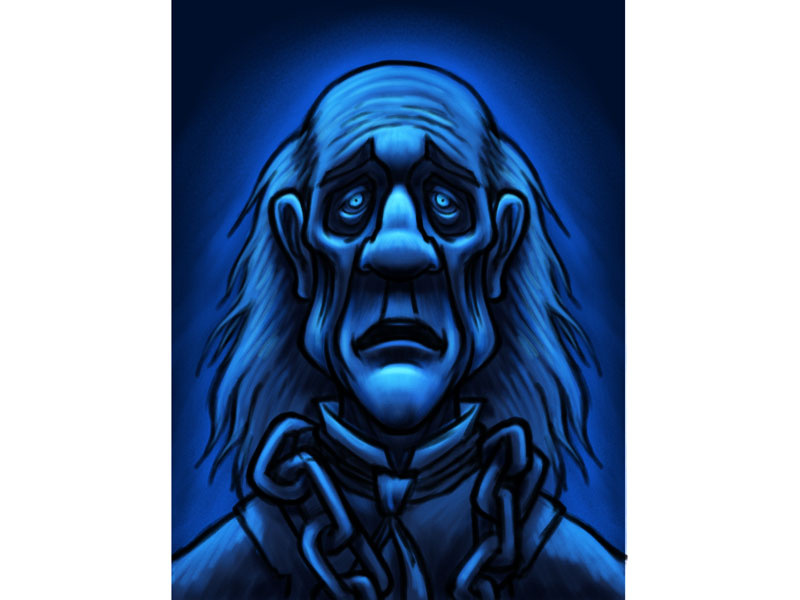 Ghost Of Jacob Marley From “a Christmas Carol Cartoon Character By George Coghill On Dribbble 3747