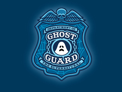 "Ghost Guard" Badge Design for Embroidered Patch