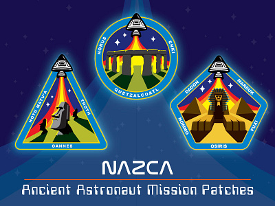 NAZCA: Ancient Astronaut Mission Patches