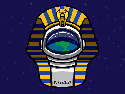 Pharaoh Astronaut ancient mysteries astronaut earth nasa patch pharaoh space stars