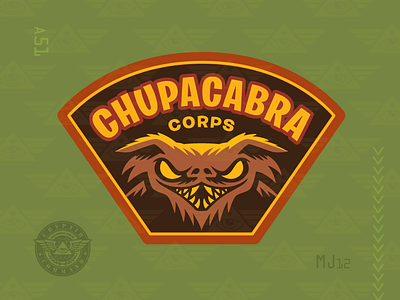 Chupacabra Corps embroidered patch