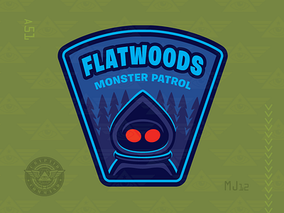 Flatwoods Monster Patrol embroidered patch