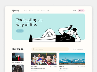 Podcast Landing Page