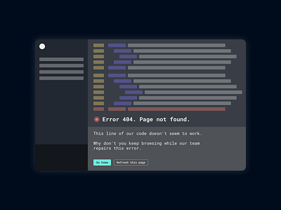 Error 404 404 404 error 404page daily ui design ui ux