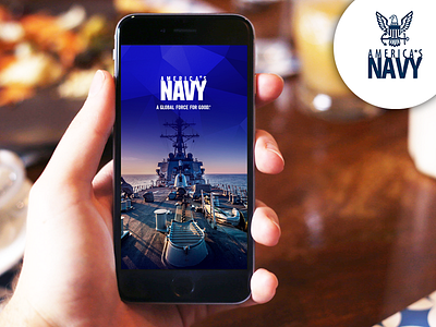 Concept United States Navy App america america navy design gov app icon ios app logo navy navy app ui ux