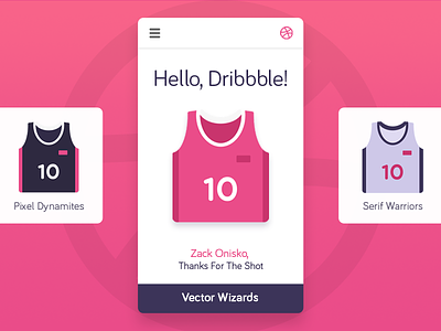 Hello, Dribbble! debut designcoz
