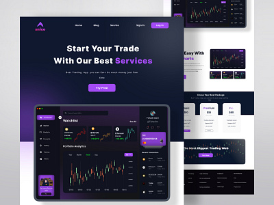 Trademile - Website Exploration 🔥 2021 trend binance bitcoin blockchain coin crypto crypto wallet crypto website cryptocurrency custom dashboard digital coin landing page money nft trader trading ui ux web design