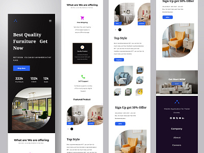 Furniture Landing Page-Responsive Design