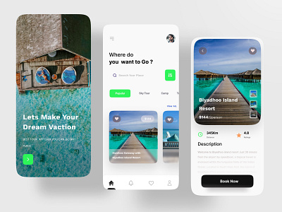 Travel Service - App UIUX Design