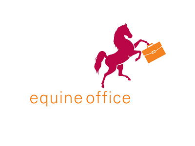 Equine Office logo design branding project branding equestrian horse logo website