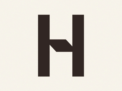 36 days of type  H by Valerio Di Mario on Dribbble
