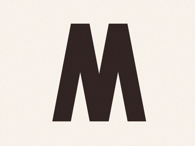 36 days of type | M 36 days of type after effects animation design gif illustrator lettering letters logo mograph type typography
