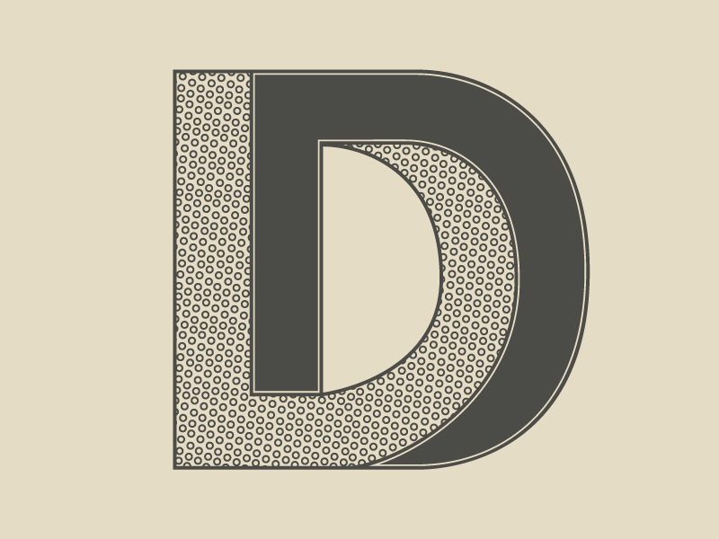 Typehue D letter design challenge tyopgraphy type typehue
