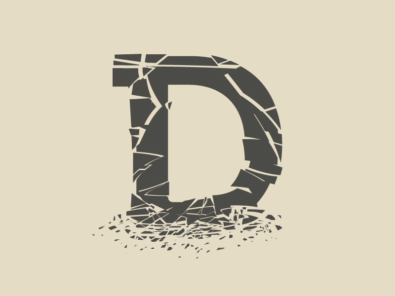 Type Hue D - Nathan Rathbone challenge creative week 4 typehue