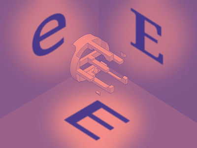#Typehue Week 5: E (Steve Hopkinson) design challenge letter tyopgraphy type typehue