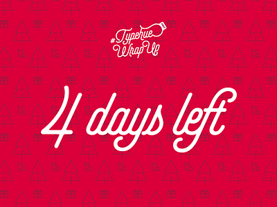 #Typehue Wrap Up - 4 days left! christmas competition design paper pattern red typehue wrap wrapping wrapup