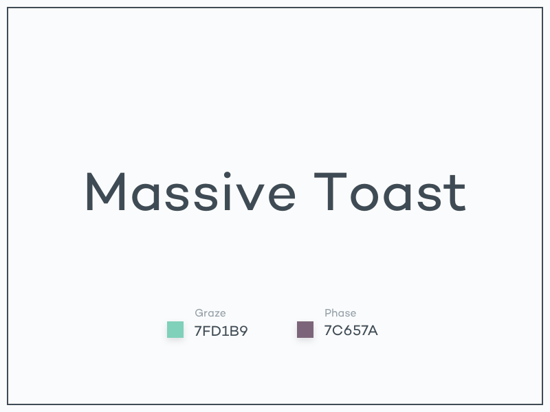 #Typehue WordSmash Week 1: Massive Toast toast massive wordsmash typehue