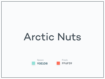 #Typehue Brandom Week 7: Arctic Nuts arctic nuts typehue