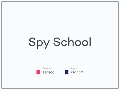 #Typehue Brandom Week 8: Spy School