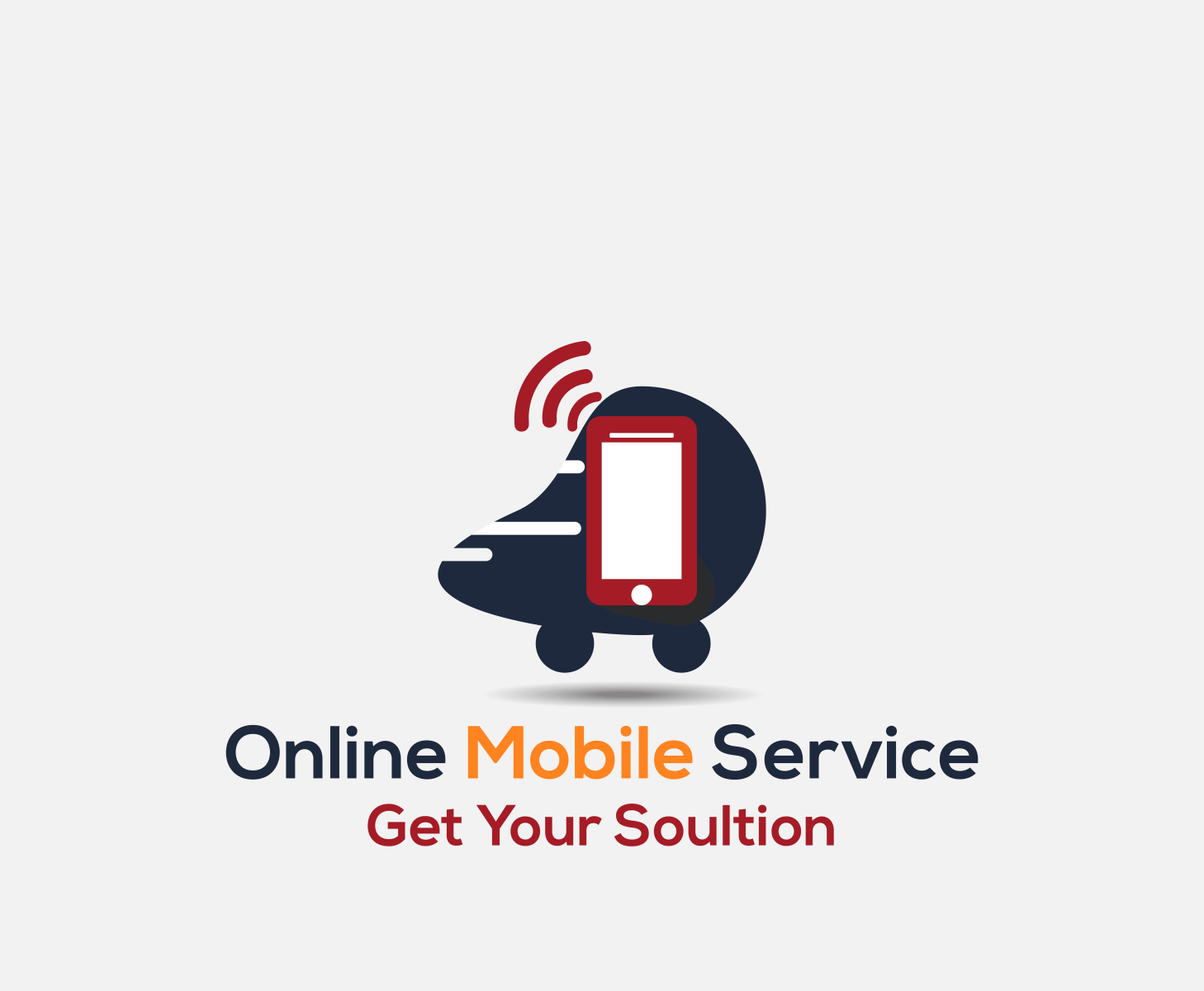 Phone mobile repair logo. smartphone and tools. service electronic • wall  stickers template, repair, app | myloview.com