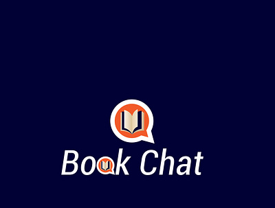 Book Chat Logo branding chat logo icon base logo vector