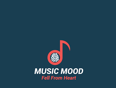Music MOOD branding icon base logo minimal music logo vector
