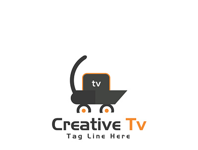 TV Logo design icon base logo illustration logo