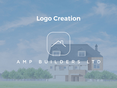 AMP Builders Logo Design branding design graphic design icon logo typography vector